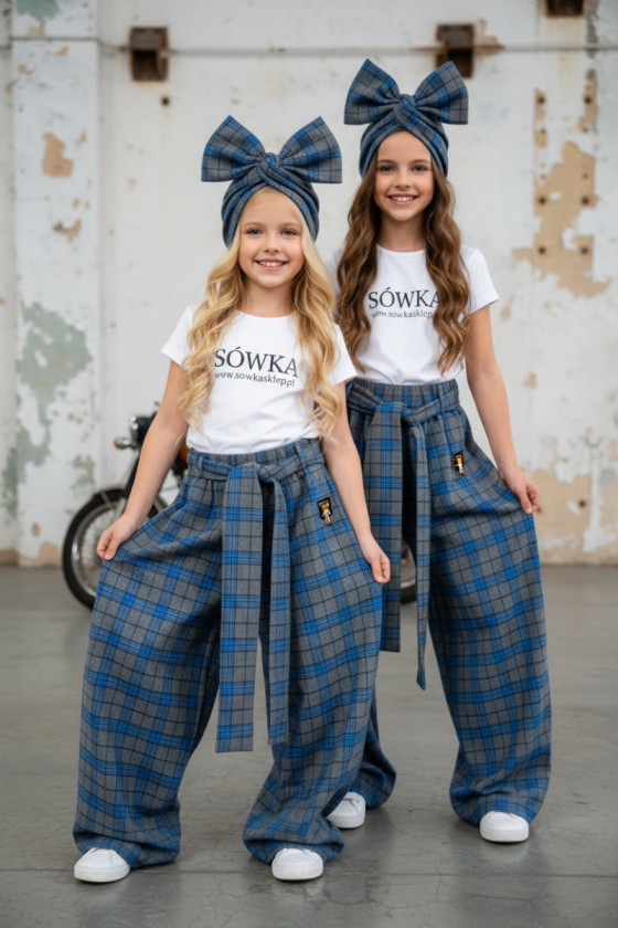 Spodnie Tola Niebieskie + pasek gratis